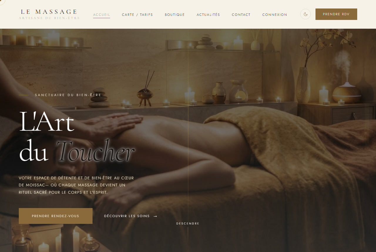 Capture du site LeMassage82